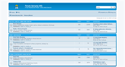 Desktop Screenshot of forum.sarzyna.info